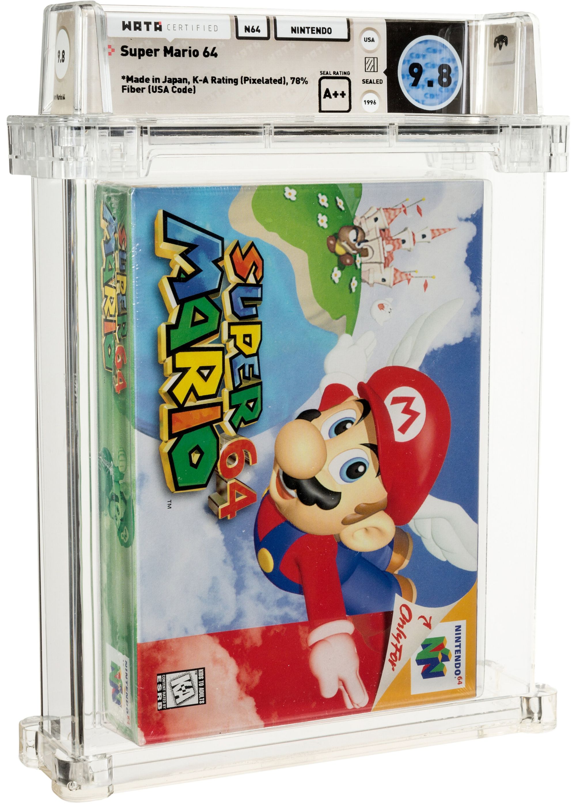 Super Mario 64' sells for over $1.5 million, the most ever paid for a video  game