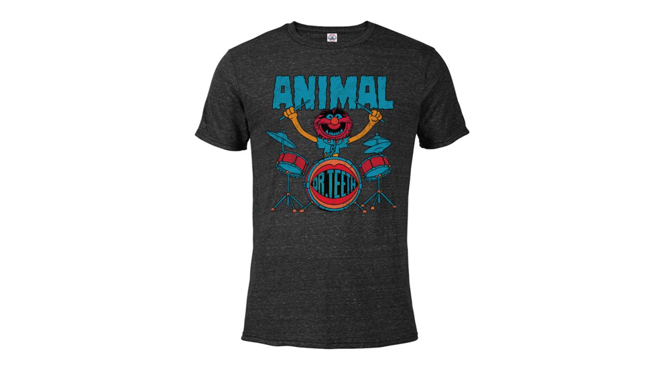 Animal Short-Sleeve Blended T-Shirt for Adults