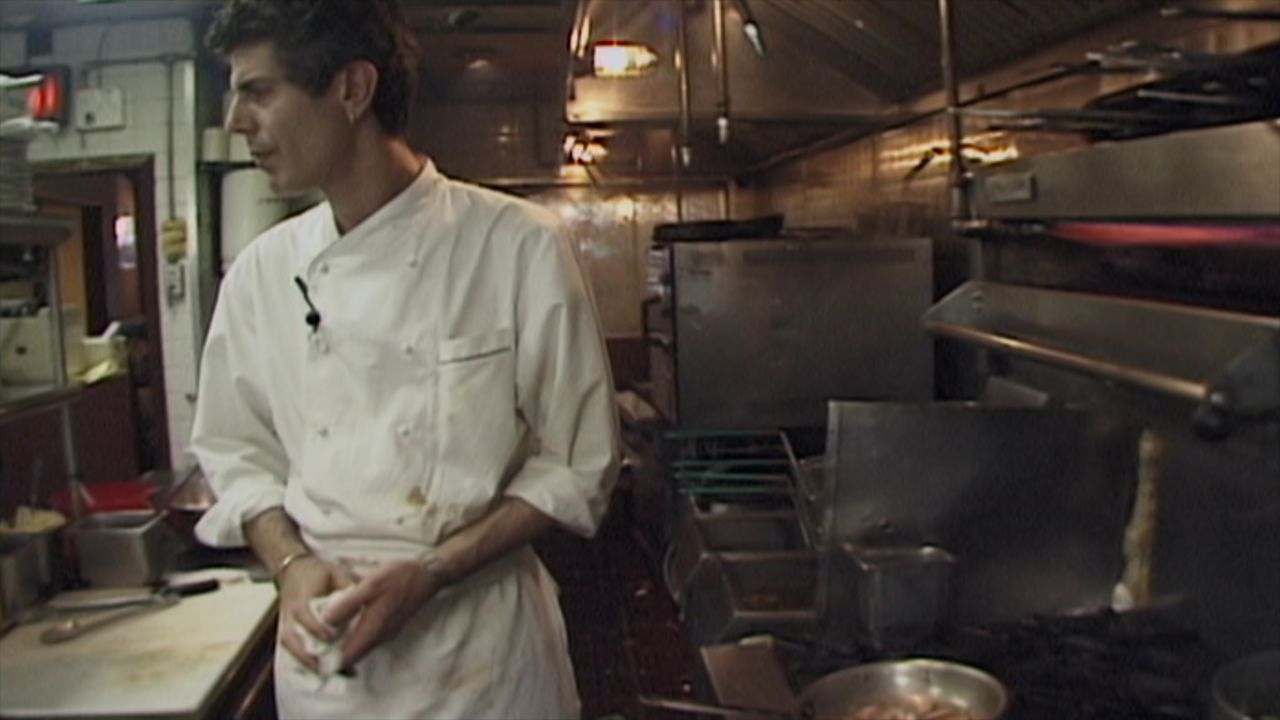 Anthony Bourdain worked for decades in New York restaurant kitchens.