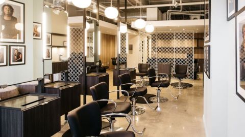 Everything from the salon's chairs to shampoo bottles have been optimized to be as efficient as possible.
