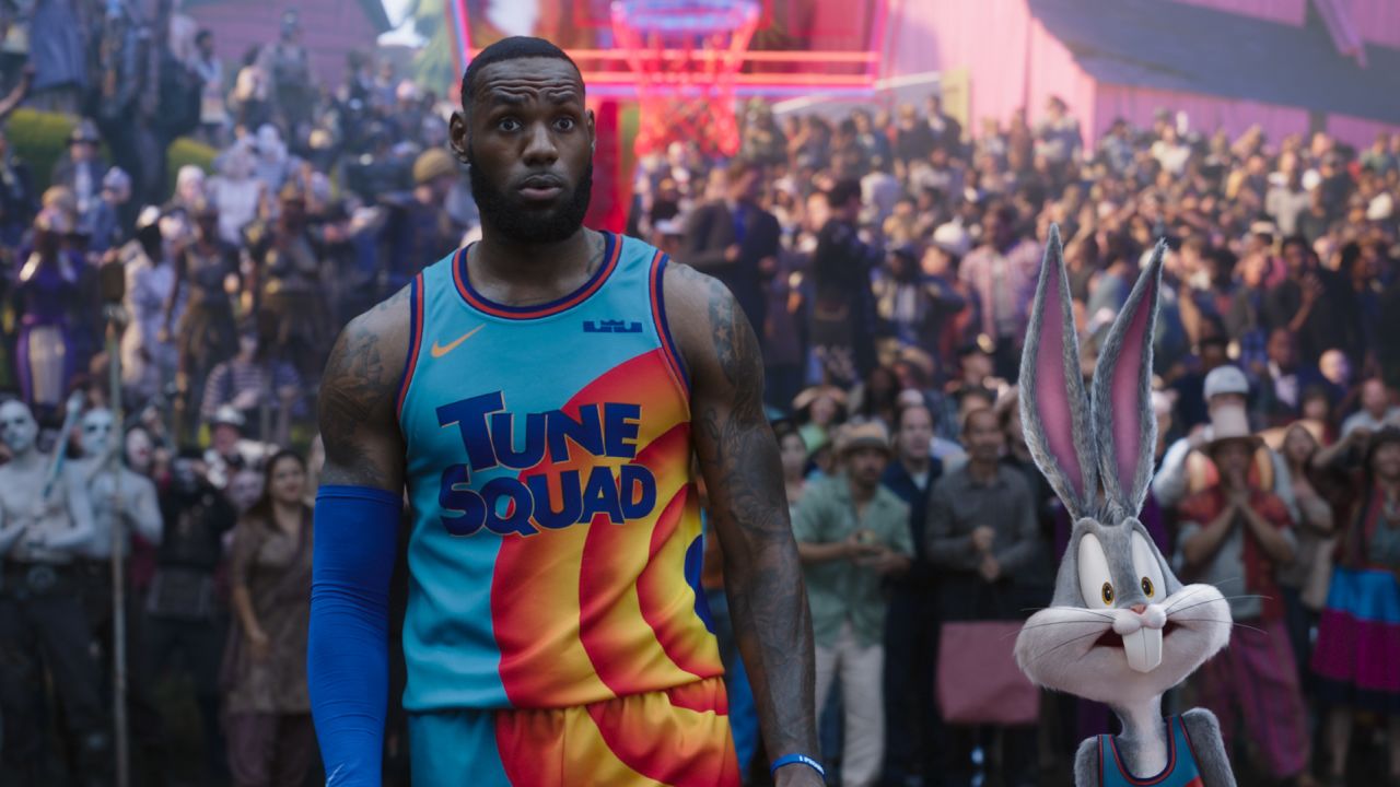 Critics were not moved by LeBron James' performance alongside his teammate Bugs Bunny. 