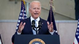 President Joe Biden delivers a speech on voting rights at the National Constitution Center, Tuesday, July 13, 2021, in Philadelphia.