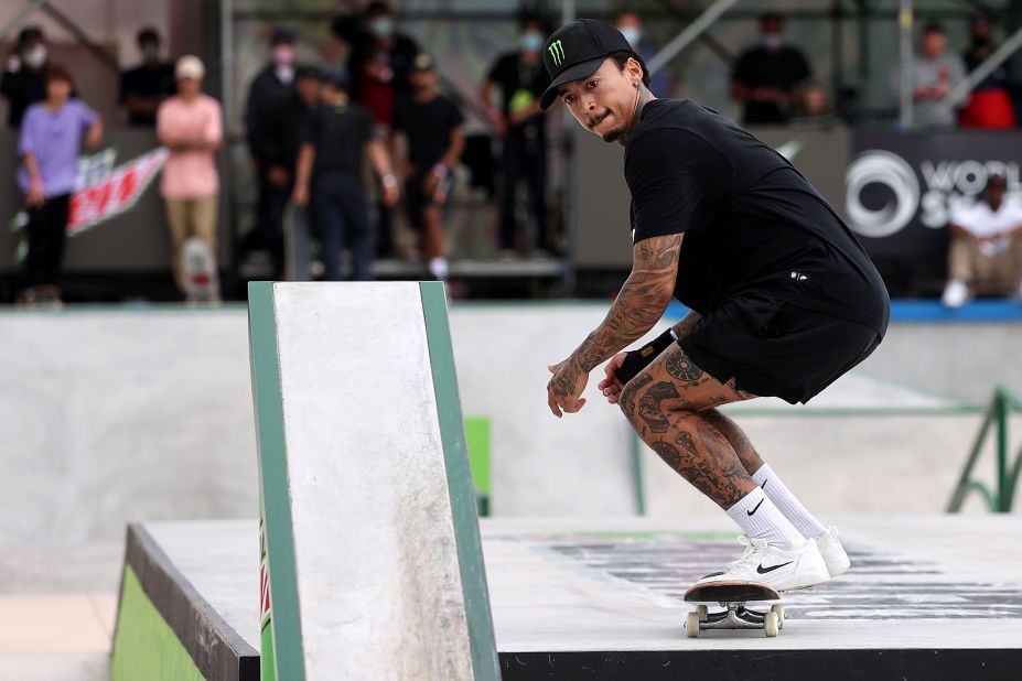 <strong>Nyjah Huston (United States):</strong> Skateboarding makes its Olympic debut in Tokyo, and Huston is one of the sport's icons. The 26-year-old, who has nearly 5 million followers on Instagram, has won three of the last four world titles in the street category. He's also won the most street medals in X Games history.