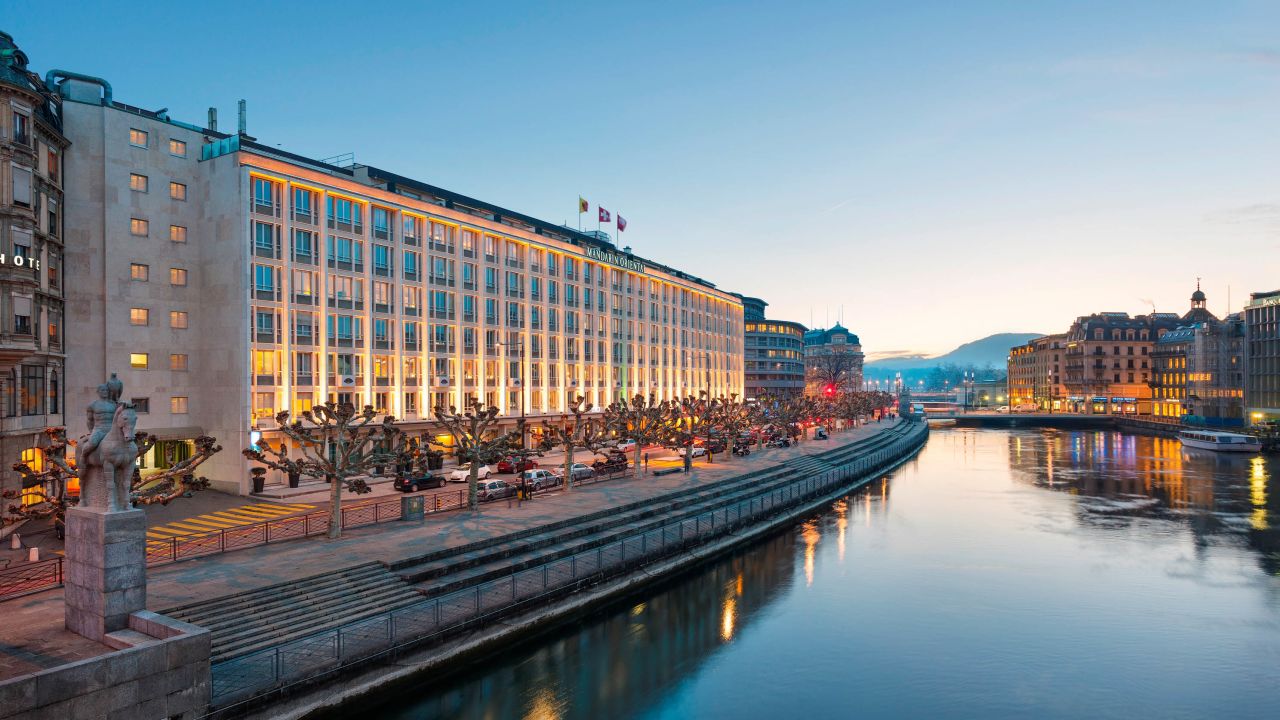 Mandarin Oriental: On the banks of the Rhône river.