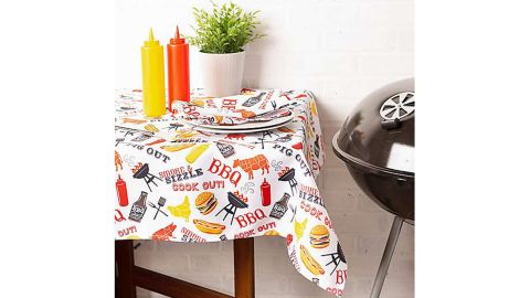 BBQ Fun Umbrella Tablecloth With Zipper