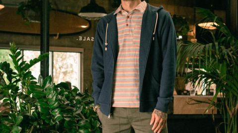 Organic Terry Zip-Up Hoodie