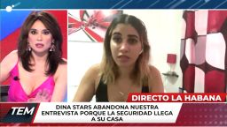 Cuban YouTuber Dina Fernandez protests intl