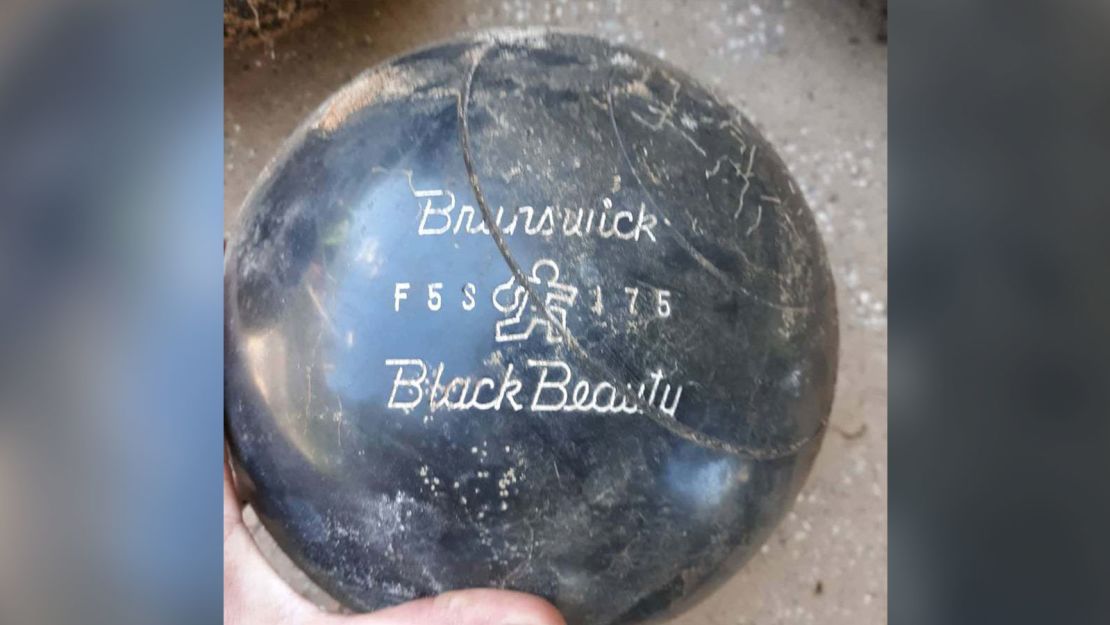 Some of the bowling balls had serial numbers and engravings that dated back to the 1950's.