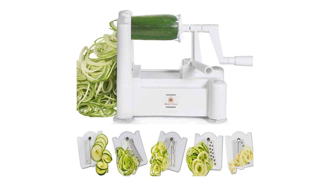 Handheld Vegetables Zoodle Slicer Spiral Manual Spiralizer Cutter Maker Kitchen