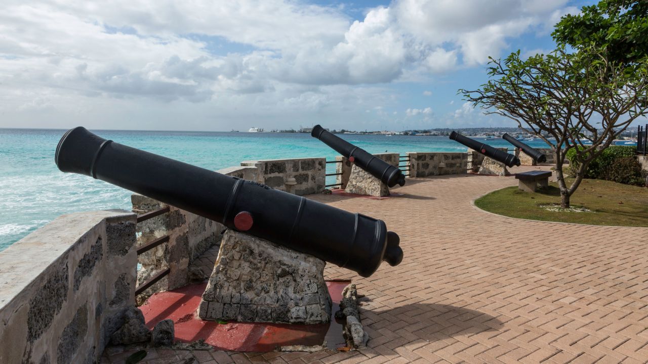 Charles Fort was built in 1650 to protect Carlisle Bay on Barbados from pirates. 