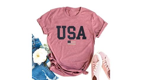 Mupaolo USA Flag T-Shirt