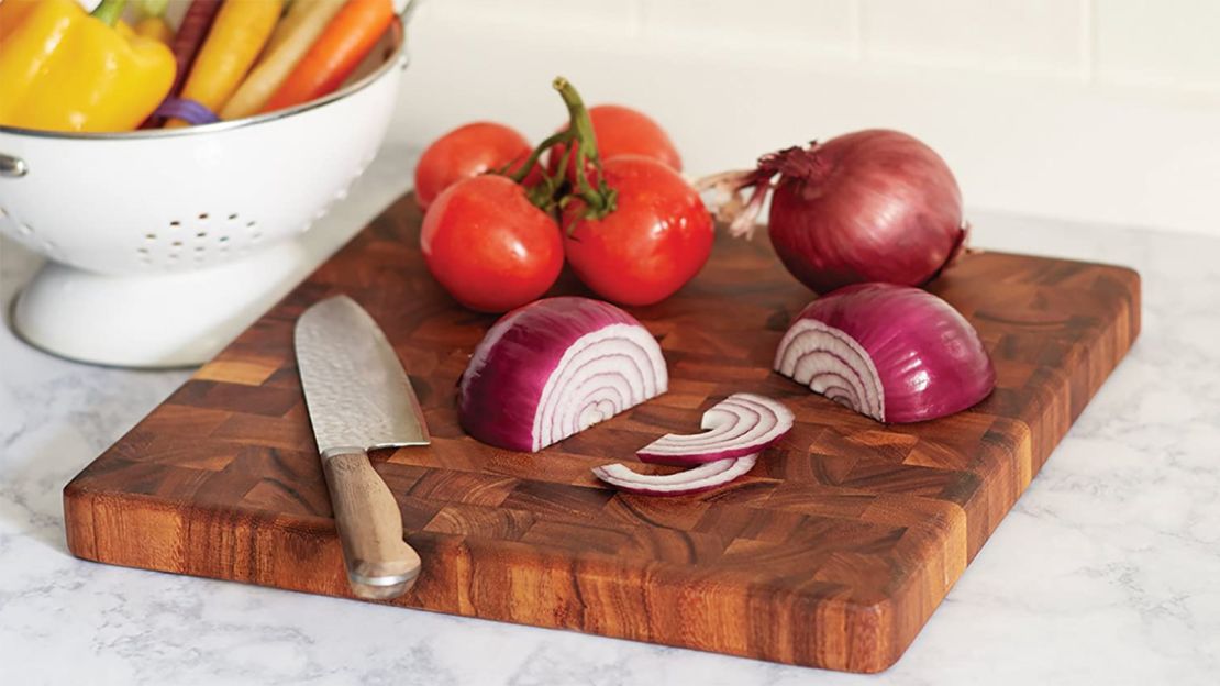 Ironwood Gourmet Square Charleston End Grain Chef's Board, Acacia Wood