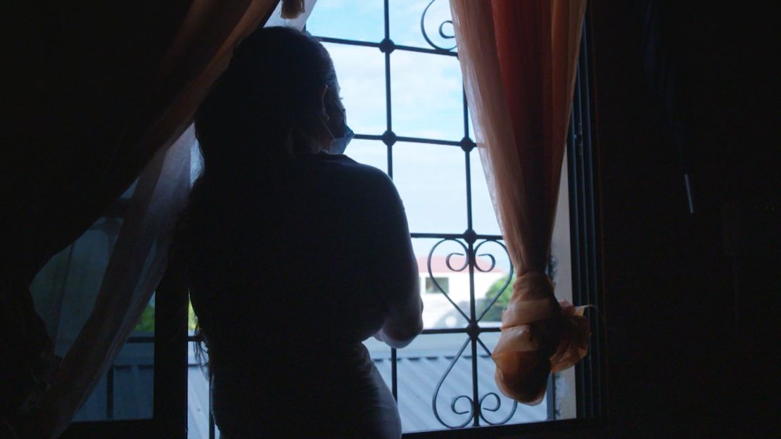 After she was deported, Juana spent about a year in this shelter apartment in Honduras, rarely leaving.