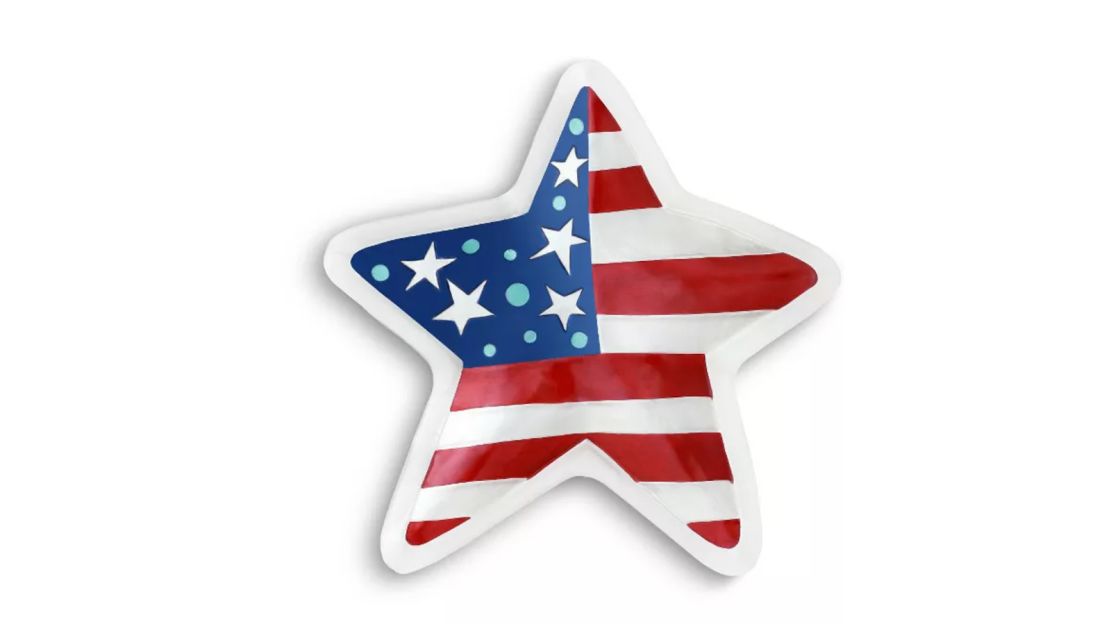 Demdaco Patriotic Star Platter Multi 