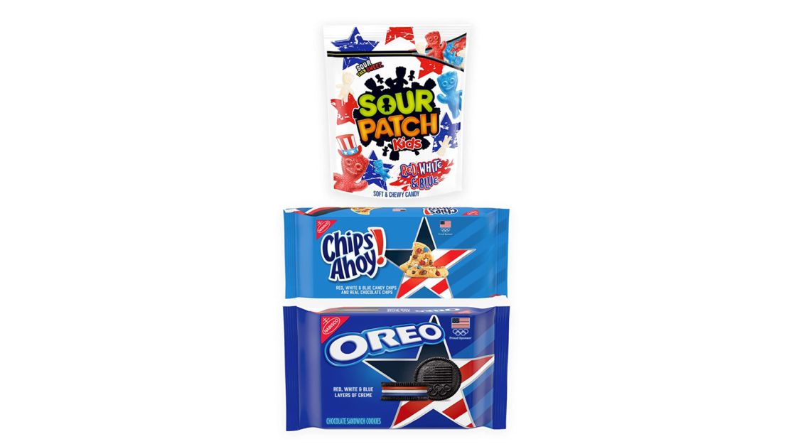 Team USA Oreo, Team USA Chips Ahoy! & Red, White & Blue Sour Patch Kids Variety Pack