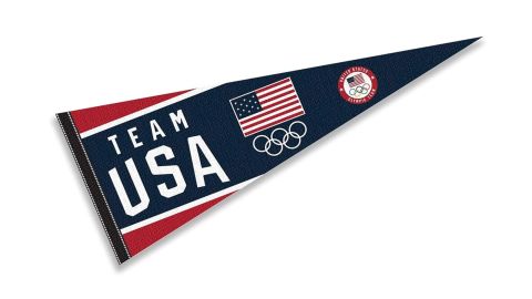 WinCraft Team USA Olympic Full-Size Pennant Banner