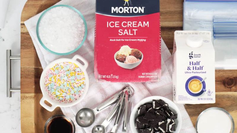 Rock salt for ice cream online maker