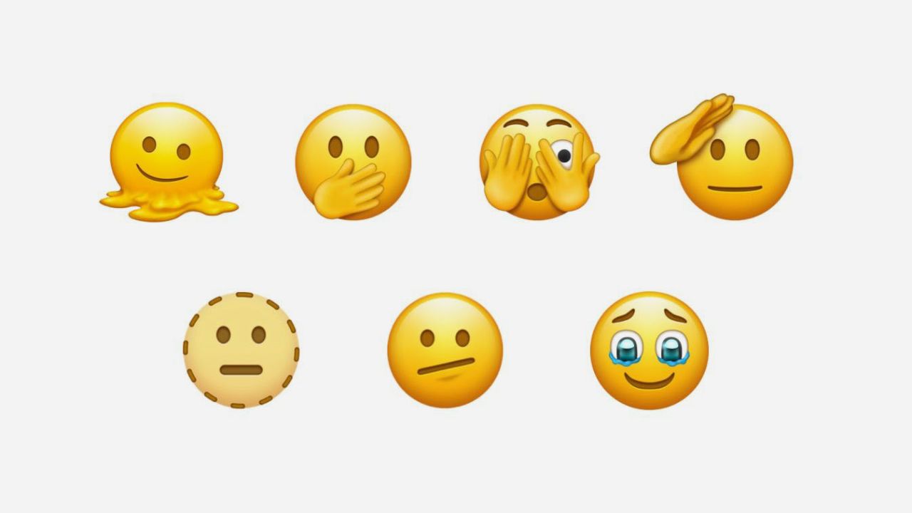 Future software may include new emoji face options, including a melting face and a saluting face