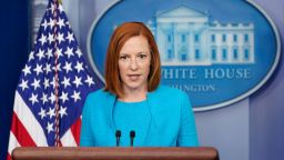 White House press secretary Jen Psaki speaks during the daily briefing at the White House in Washington, Thursday, July 15, 2021. 