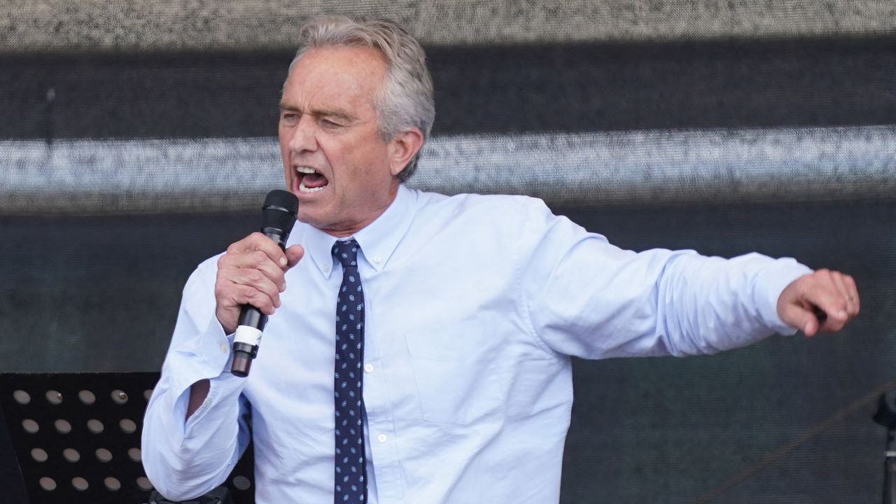 Robert F. Kennedy Jr., nephew of former U.S. President John F. Kennedy and a prominent figure in the anti-vaccination movement, in 2020. 