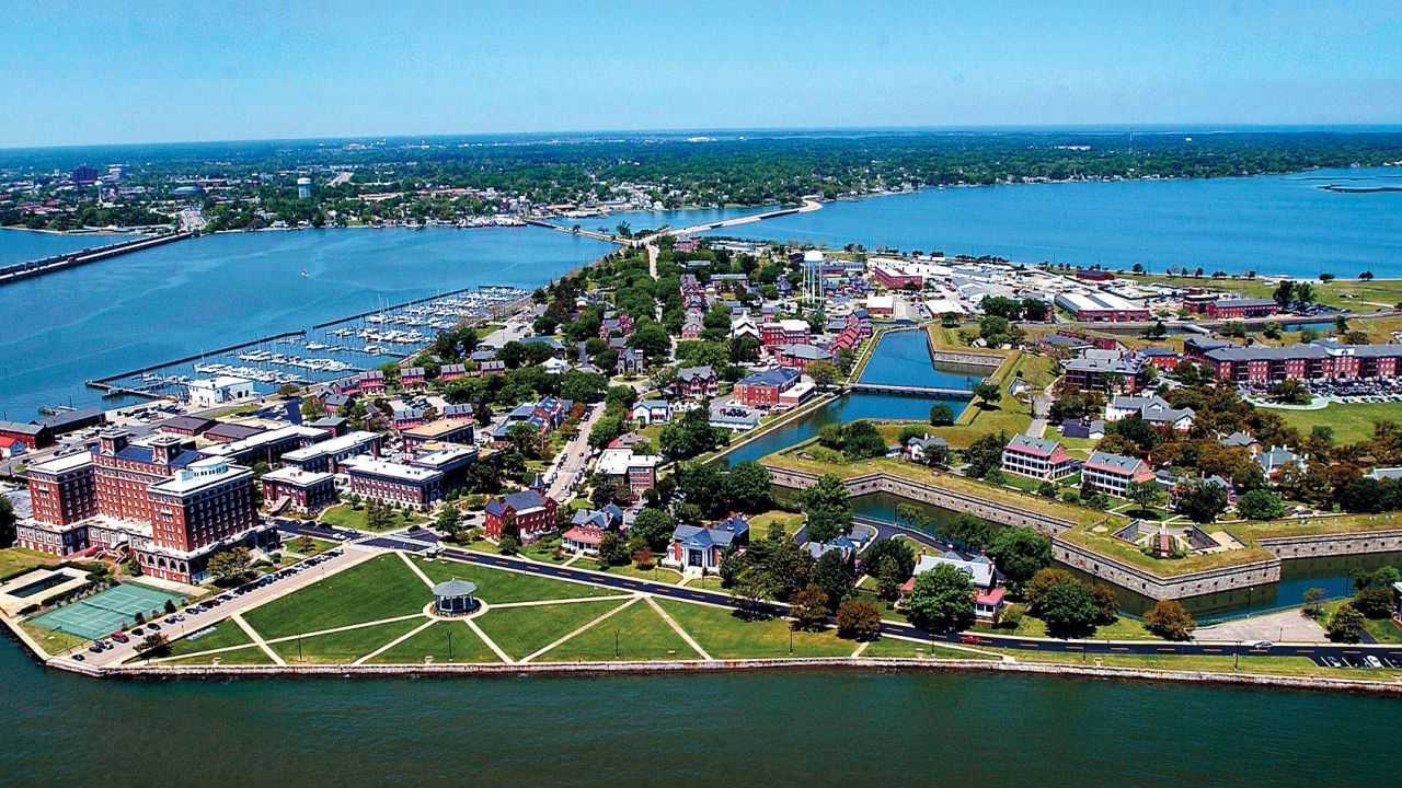 Fort Monroe in Hampton, Virginia, is one of 40 Black cultural and heritage sites that received a grant from the African American Cultural Heritage Action Fund, an initiative of the National Trust for Historic Preservation.