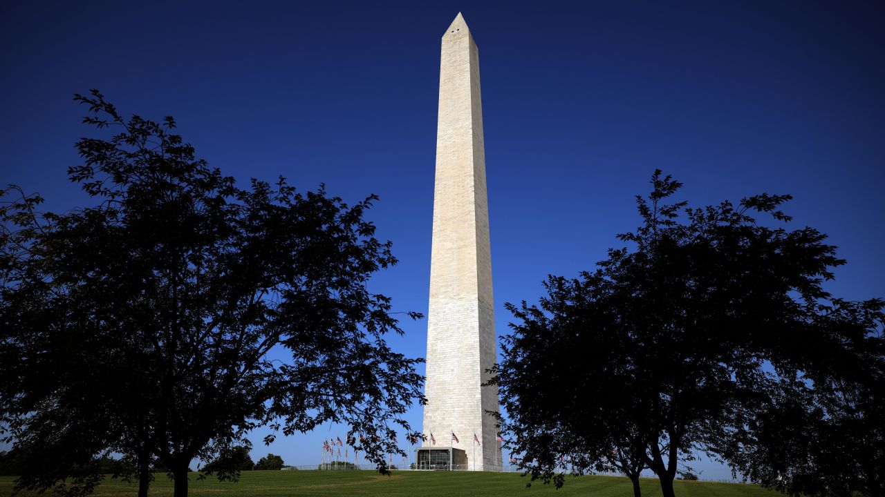 The Washington Monument in Washington, DC, reopened to visitors in July 2021. Soon vaccinated foreign nationals will be able to visit too. 
