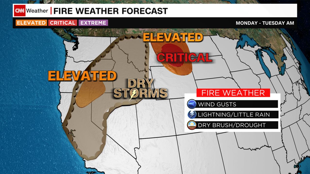 western wildfires GRAPHIC 0718