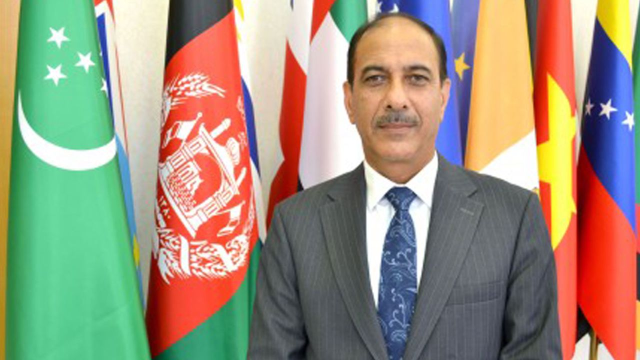 Afghanistan's ambassador to Pakistan, Najib Alikhil, during his previous role as ambassador to Turkmenistan.