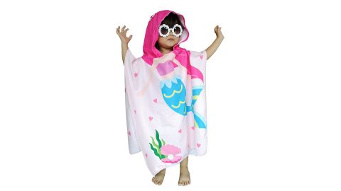 Athaelay Mermaid Hooded Beach Towel 