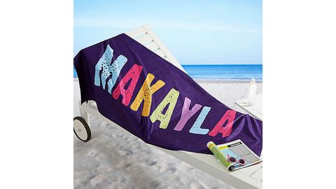 All Mine! Personalized Beach Towel