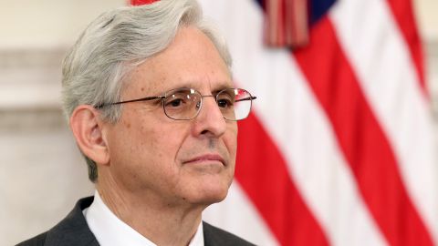 US Attorney General Merrick Garland at the White House on June 23, 2021 in Washington, DC. 