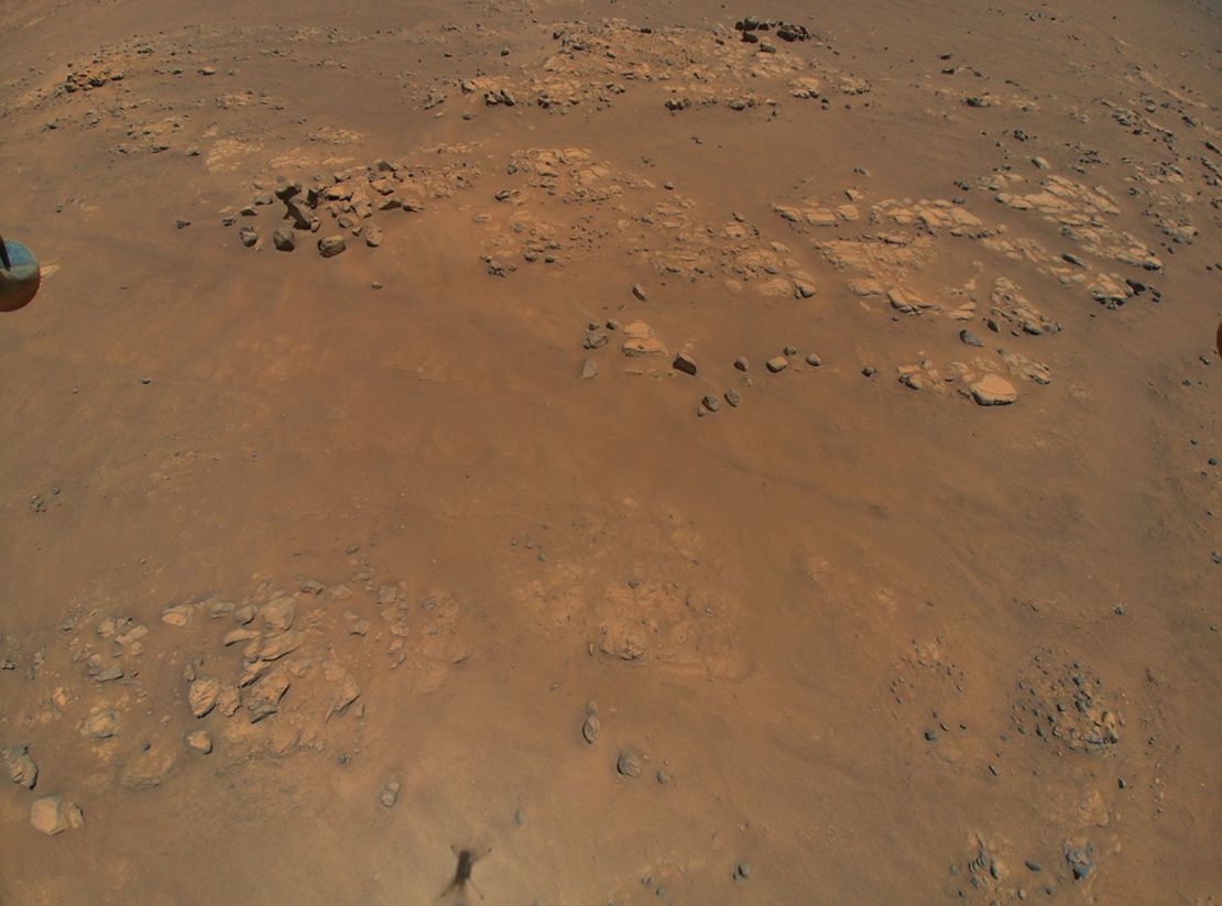 The Ingenuity helicopter spotted this location on Mars, nicknamed "Raised Ridges," during its ninth flight, on July 5. 