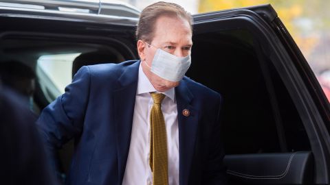Rep. Vern Buchanan, R-Fla., arrives for the House Republican leadership elections at the Hyatt Regency on Capitol Hill on Tuesday, November 17, 2020. 
