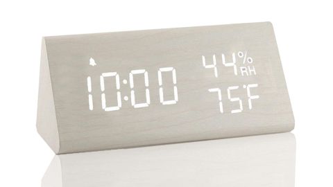 Jall wooden digital alarm clock