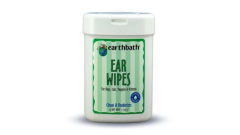 Earthbath Ear Wipes for Pets, Pack of 25