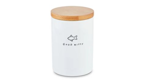 Harmony Good Kitty Ceramic Cat Treat Jar 