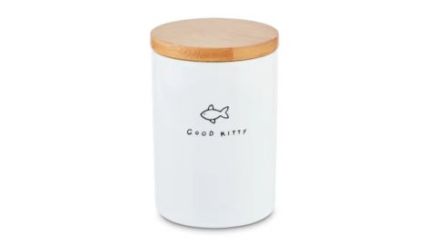 Harmony Good Kitty Ceramic Cat Treat Jar
