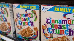 Cinnamon Toast Crunch cereals RESTRCITED