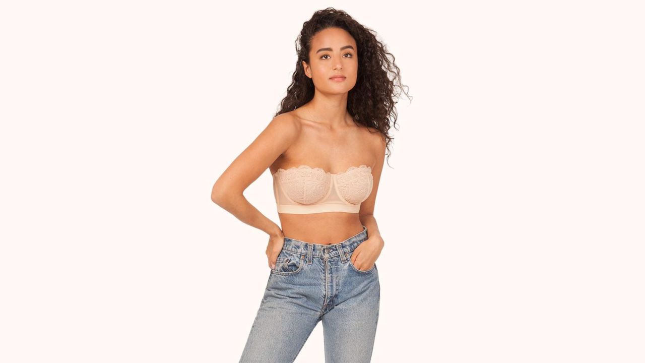 LIVELY Low Back Strapless Bras for Women