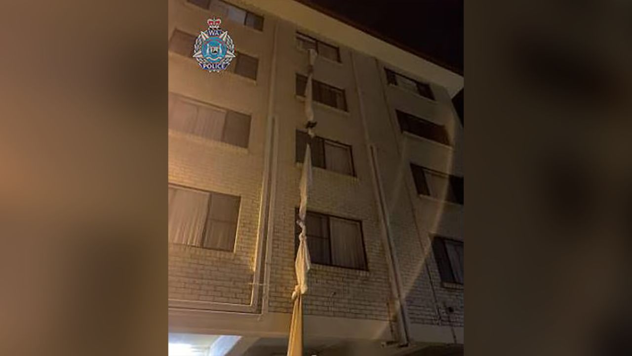 A man who'd arrived in Western Australia from Brisbane was arrested and charged after he fled his hotel room while under direction to return to Queensland.