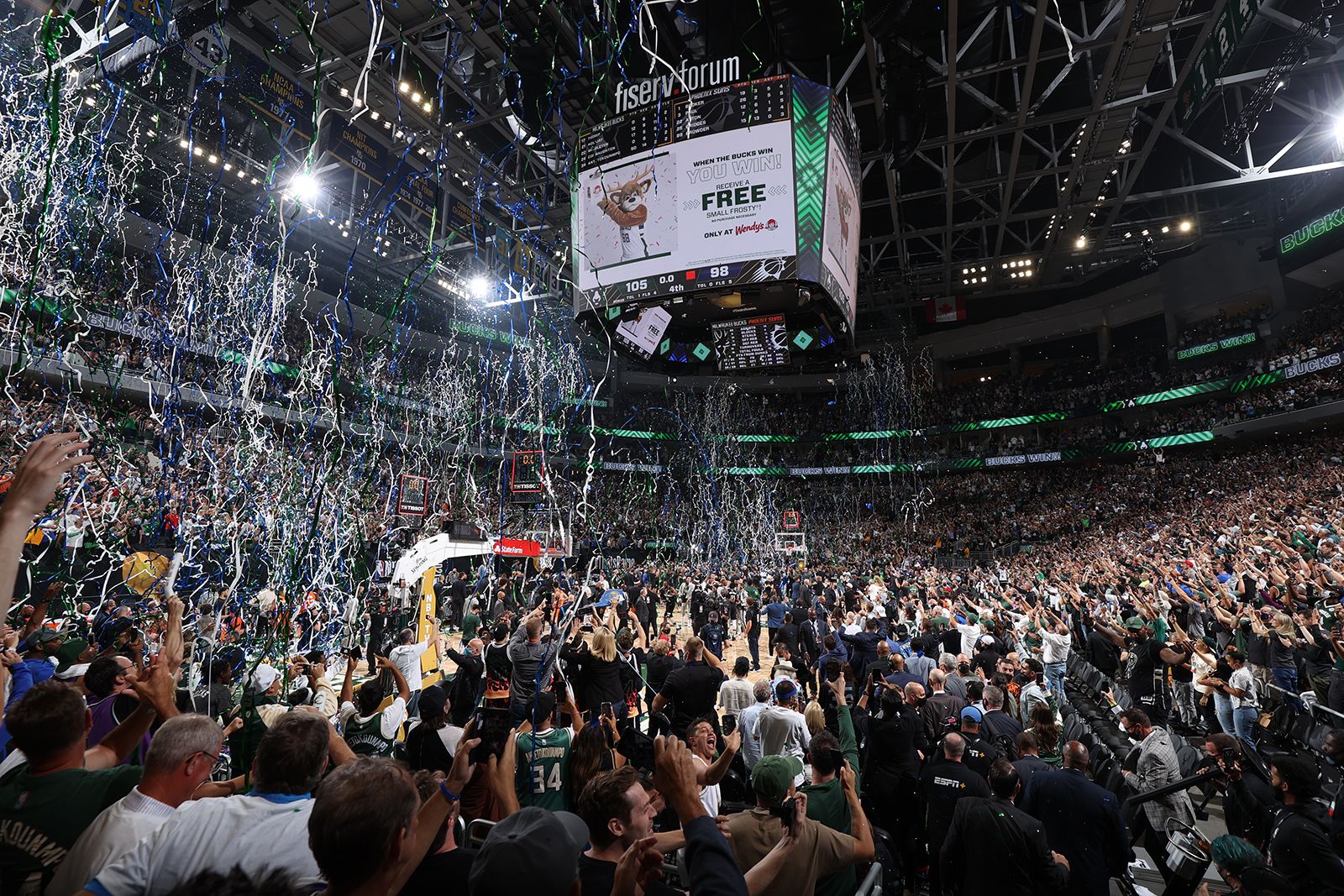 The Bucks will open up Fiserv Forum for NBA Finals watching parties
