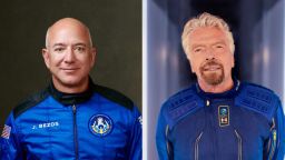 Jeff Bezos Richard Branson space SPLIT
