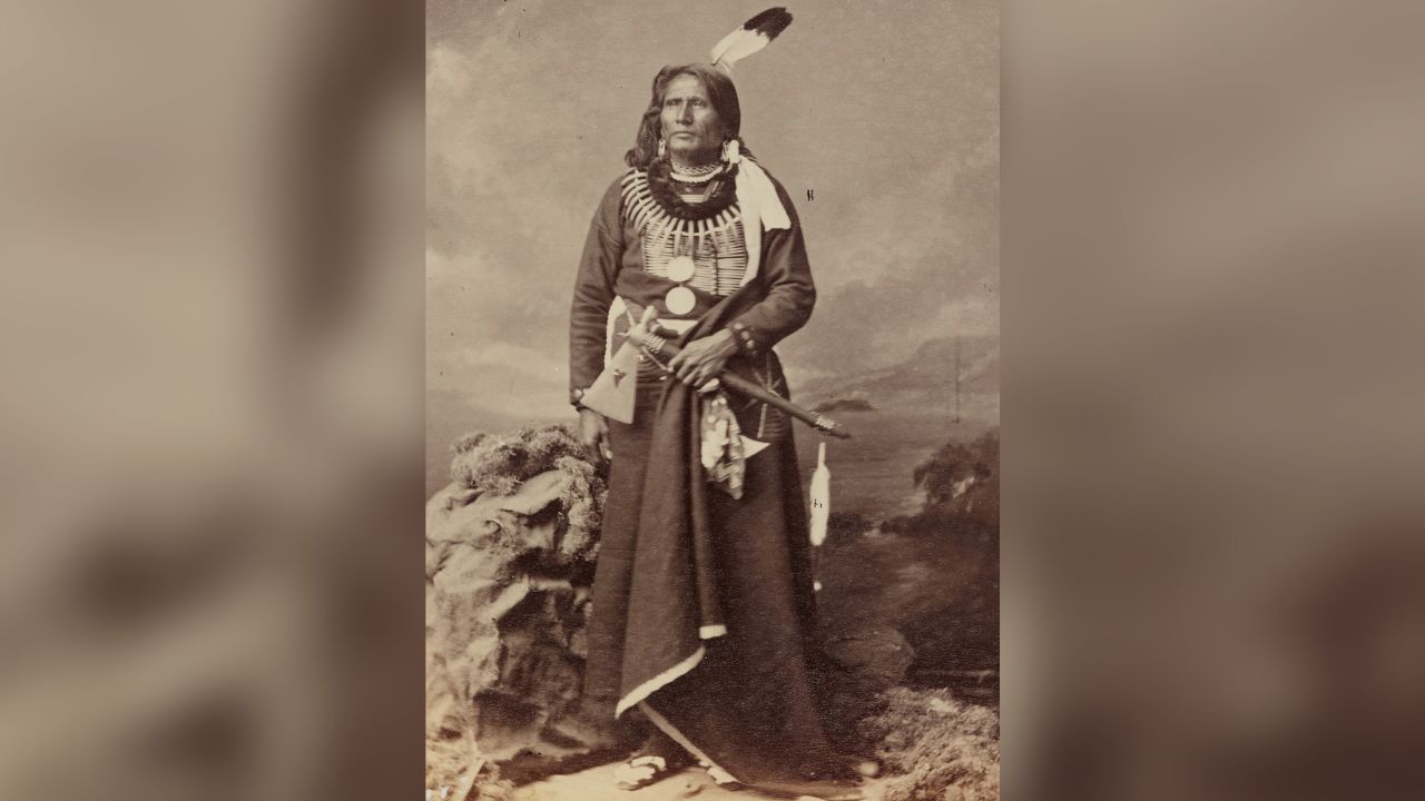 Chief Standing Bear in an 1877 photo.