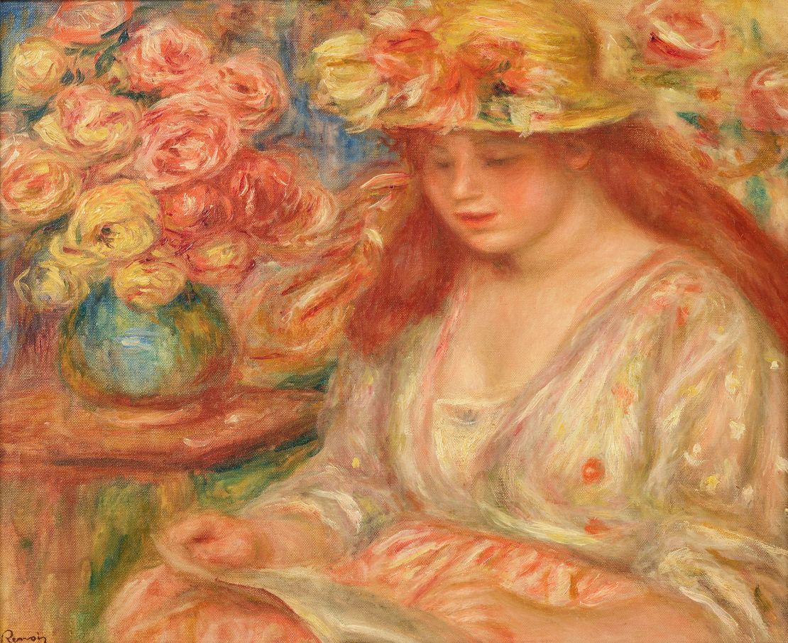 A painting by Pierre-Auguste Renoir, "La Lecture," was among the items donated by Lee's family to the National Museum of Modern and Contemporary Art (MMCA).