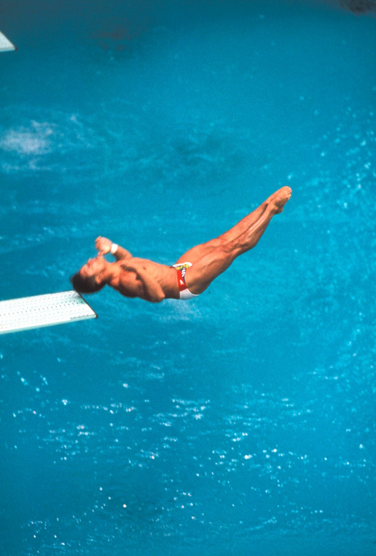 It was the thud heard 'round the world. At the 1988 Olympics in Seoul, South Korea, all eyes were on American diver Greg Louganis, who had been one of the stars of the 1984 Olympics in Los Angeles. He had wowed viewers with his strength and grace, and as he stepped up to the diving board four years later, nothing less was expected. Instead, he hit his head on the board in the middle of a complicated dive. He would go on to win the event's gold medal. But for a moment, America held its collective breath.