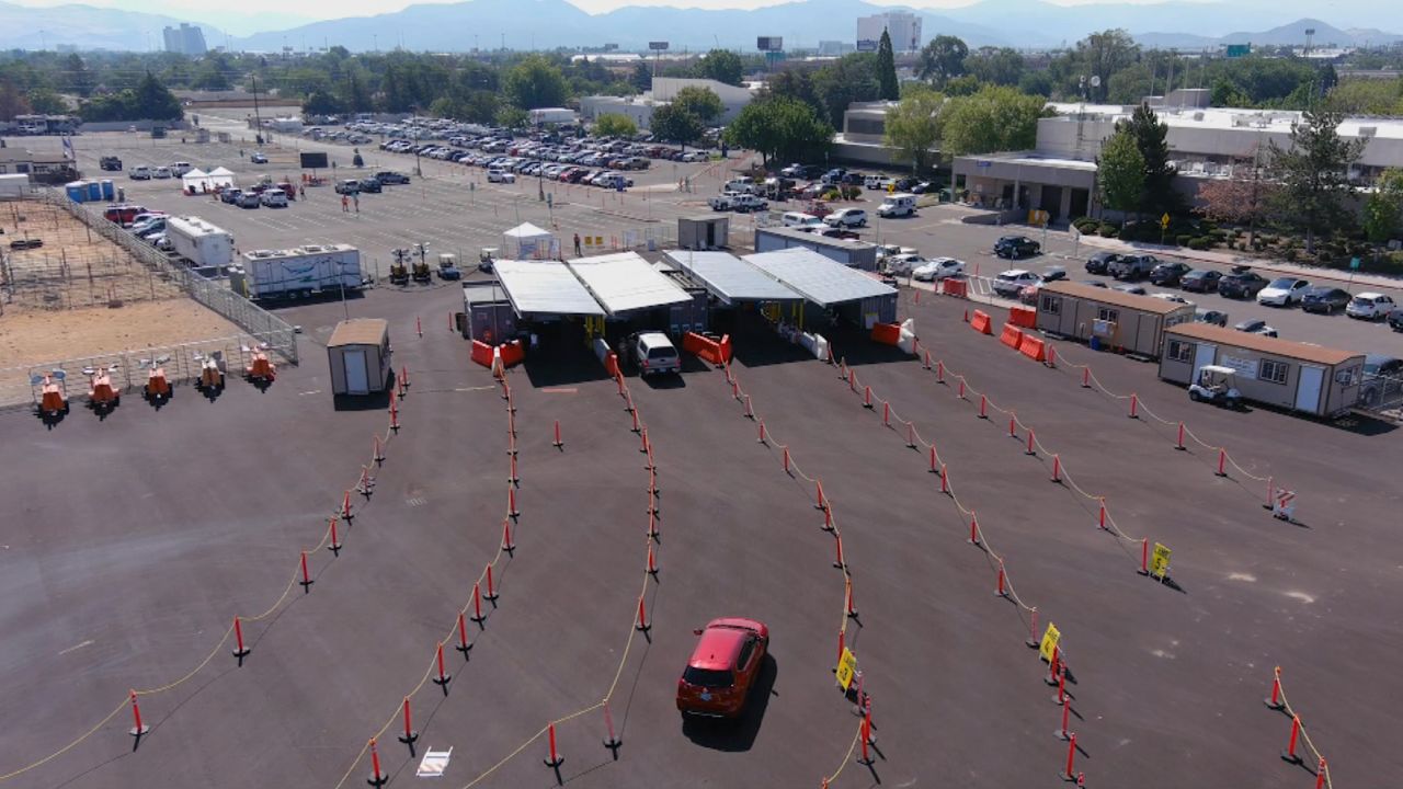 The Washoe County health department runs a vaccine drive-thru site near the rodeo, but it has seen dwindling numbers of people showing up for vaccines. However, a growing number of people are wanting to get Covid-19 tests, a strong indicator that cases are on the rise.