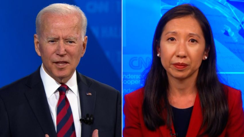 dr wen joe biden split town hall reax vpx