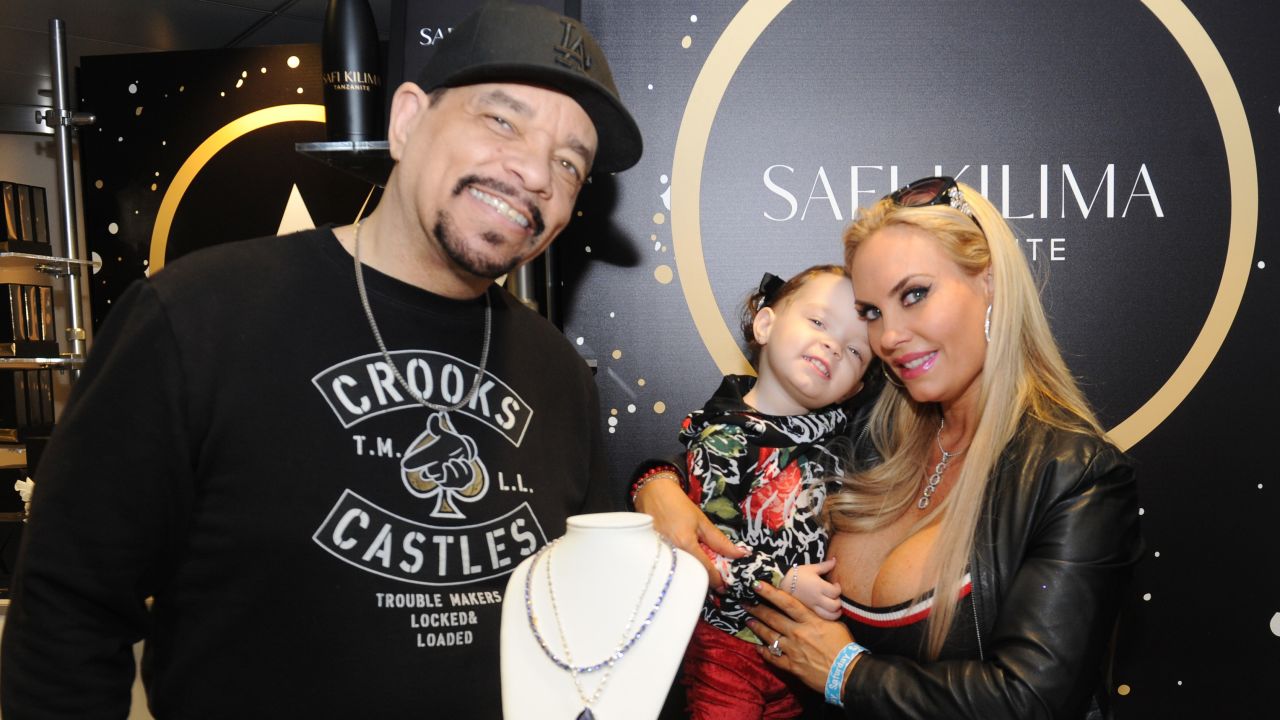 Ice T, his daughter Chanel and his wife, actor/model Coco Austin.  