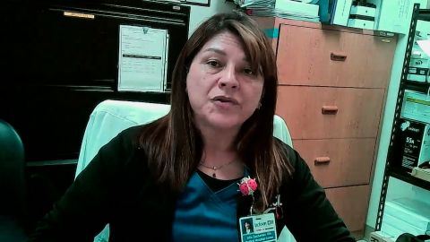 "We need your help, to help you," MIami nurse supervisor Alix Zacharski said Thursday, urging people to get vaccinated.