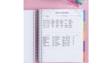Colorblock Polka Dots Academic Planner